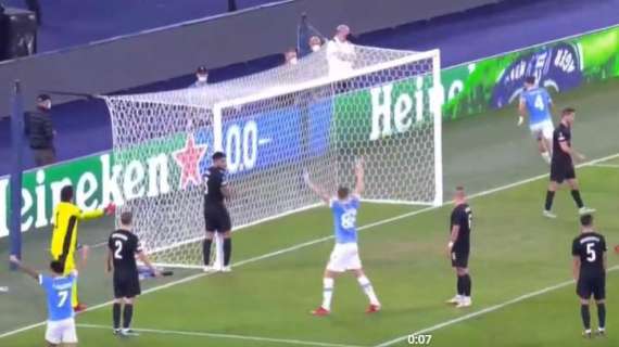 Lazio - Lokomotiv Mosca 2-0: i gol di Basic e Patric con la voce di Zappulla
