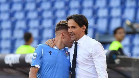Abbraccio tra Immobile e Inzaghi, la società: "Questa immagine dice tutto" - FOTO