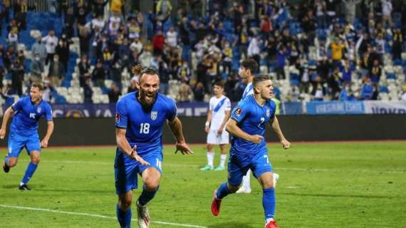 Kosovo, Muriqi esulta: "Lottiamo fino all'ultimo". E i tifosi della Lazio...