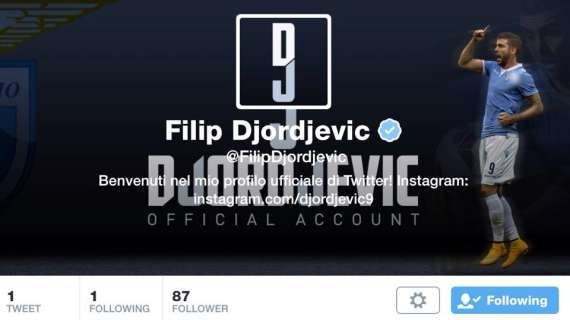 Djordjevic sbarca su Twitter: "Tifosi, scegliete la mia esultanza! Io e la Lazio cresceremo ancora"