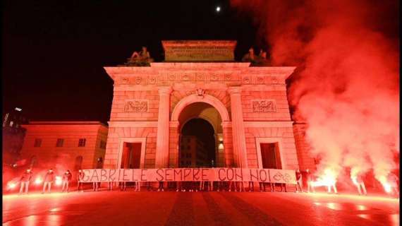Sandri, i tifosi di Inter e Perugia ricordano ‘Gabbo’: il testo degli striscioni