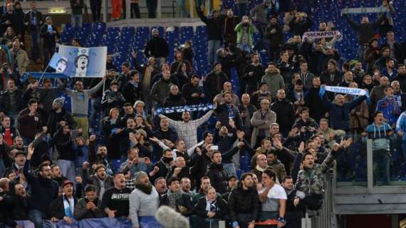 Lazio - Napoli, senza divieti parte l’esodo: previsti quasi 10 mila tifosi azzurri