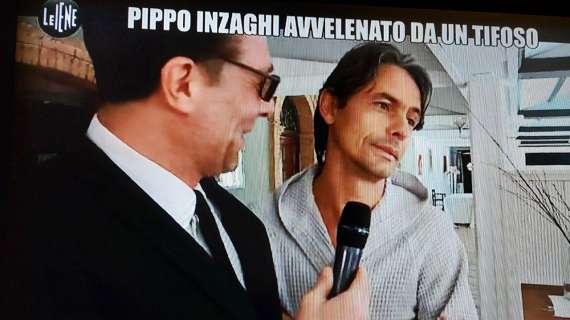 Pippo Inzaghi avvelenato da un tifoso: il tecnico vittima dello scherzo delle 'Iene' - VIDEO