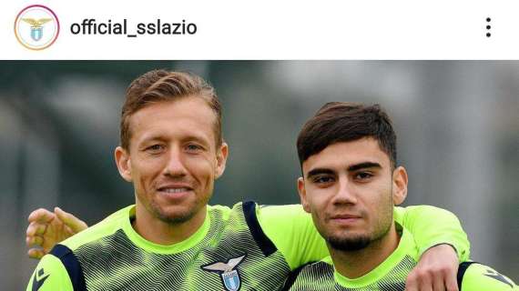 Lazio, scatto tra brasiliani. Leiva a Luiz Felipe: "Manchi tu". E il difensore risponde... - FOTO