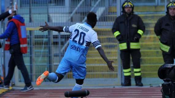 Lazio - Udinese, anche la Lega Serie A celebra Caicedo 