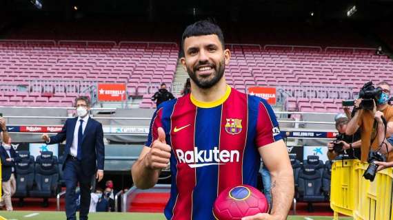 Barcellona, Aguero si fa male: rischia uno stop di almeno due mesi