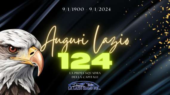 Cosa vuol dire 124? Un passo nel futuro, forti della Storia: auguri Lazio!