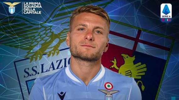 Lazio - Genoa, la carica sui social. E Immobile è l'uomo-copertina - FOTO