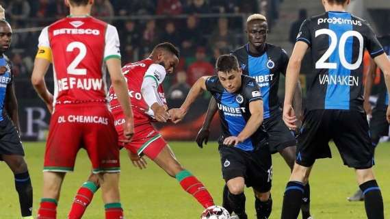 Lazio, rivali Champions League: il Bruges raggiunto nel finale dallo Standard Liegi
