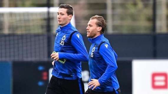 Lazio, il Bruges si allena in segreto: campo blindato. Sui social: "Pronti alla battaglia" - FOTO
