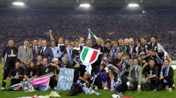 Lazio, 19 anni fa la vittoria del secondo scudetto