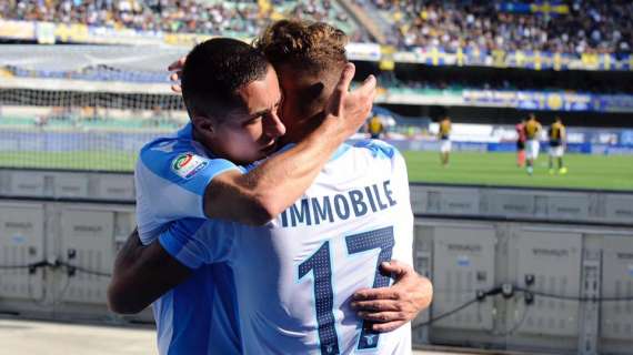 Lazio spietata affonda il Verona: al Bentegodi comandano Immobile e Marusic