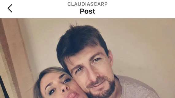 Acerbi, il messaggio d'auguri della sua Claudia su Instagram - FOTO