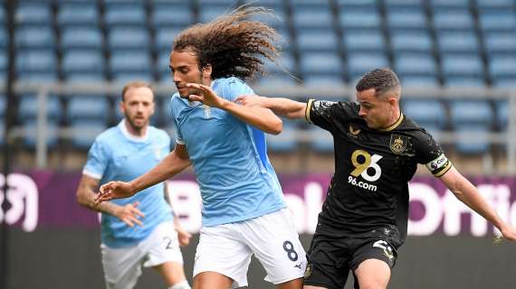 Burnley - Lazio, Guendouzi instancabile: anche in amichevole non esce mai