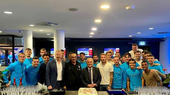 Lazio, la festa per Lotito senatore. Il patron: "Possiamo fare qualcosa di grande"