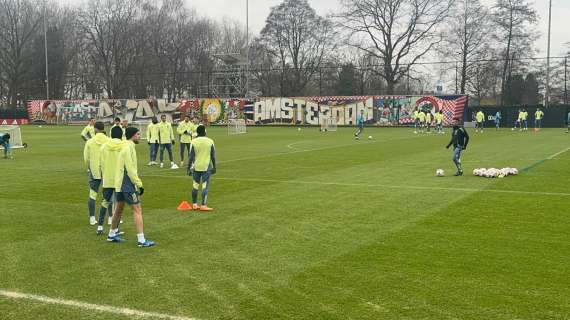 Verso Ajax-Lazio, è tempo di rifinitura anche per la squadra di Farioli - FOTO&VIDEO