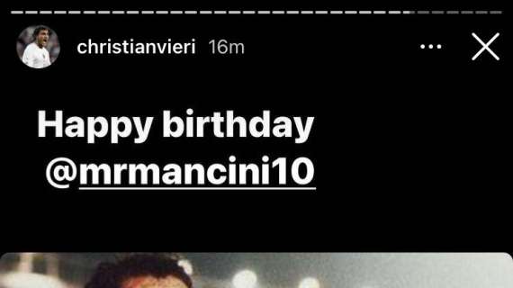 Gli auguri di Vieri a Mancini: “Buon compleanno Genius” - FOTO