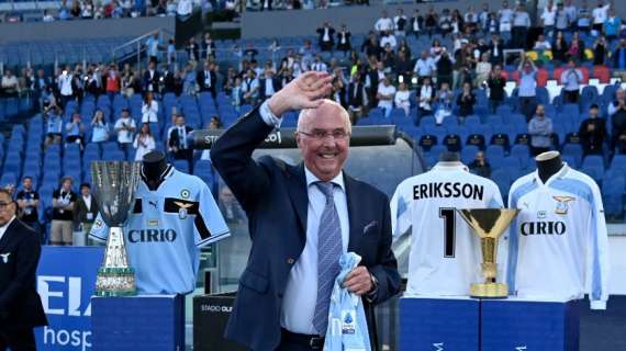 Lazio, Briga piange Eriksson: "Al nostro popolo ha dato tanto. All'Olimpico..."