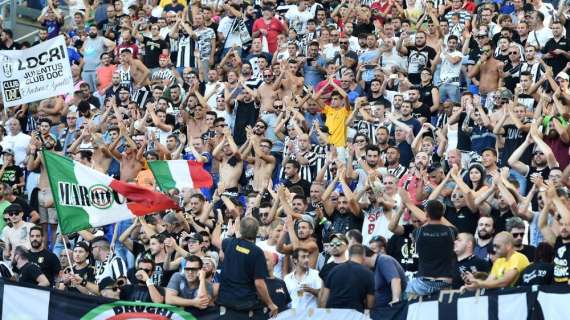 Lazio - Juventus, aperta la Sud per i tifosi bianconeri