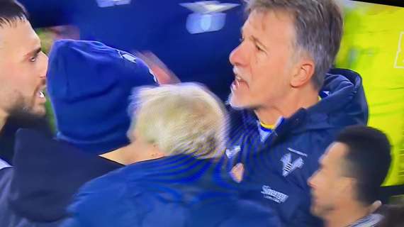 Verona - Lazio, scintille a fine partita: Baroni perde la testa - FOTO