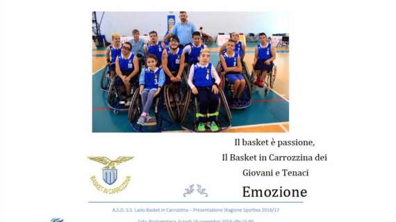 Basket in Carrozzina, la Lazio riparte dai giovani. La felicità della dirigenza: "Crediamo in questo progetto"