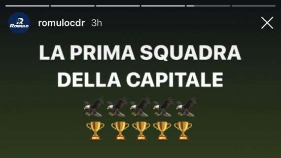 Lazio, Romulo esulta: "La prima squadra della Capitale" - FOTO