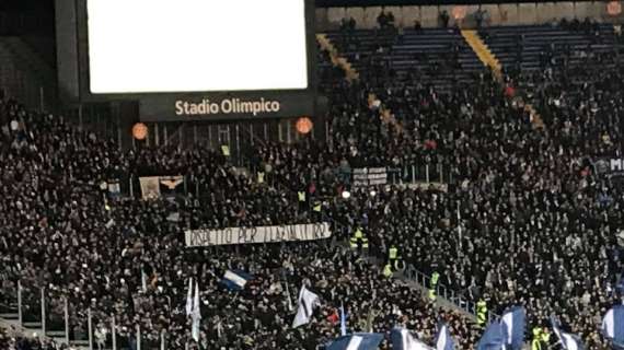Lazio - Sampdoria, la Curva Nord chiede rispetto - FOTO