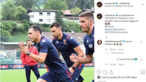 Lazio, saudade tra Romulo e Luiz Felipe: “Mi manchi”. E i tifosi... - FOTO