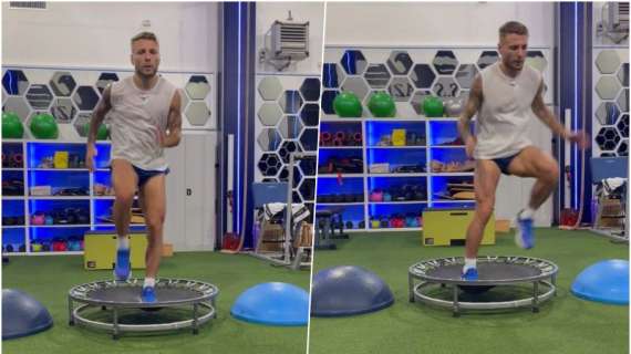 Immobile "corre" verso il ritorno in campo. E sui social condivide i progressi