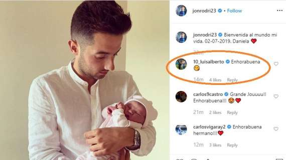 Lazio, Jony diventa padre per la seconda volta: il commento di Luis Alberto - FT