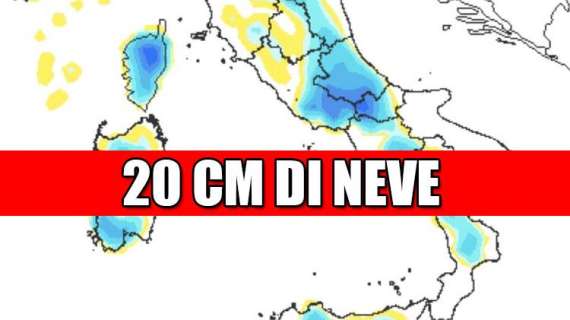 AGGIORNAMENTO - Meteo Roma, neve fino a 20 cm: le previsioni per la capitale circondata