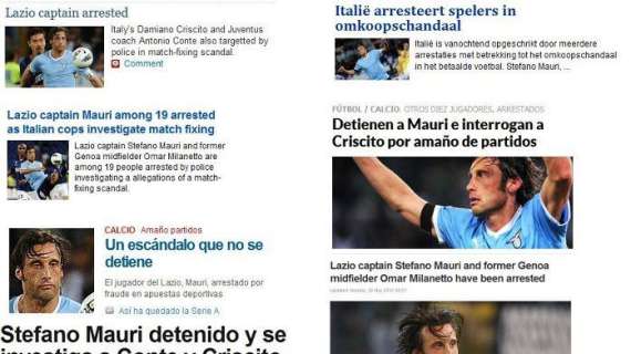 Calcioscommesse, lo scandalo fa il giro del mondo... Dall'Inghilterra alla Francia: "Arrestato il capitano della Lazio"