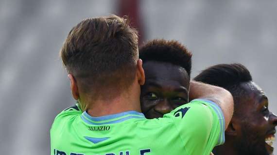 Lazio, Immobile gioisce per il gol di Caicedo: "Panterone" - FOTO