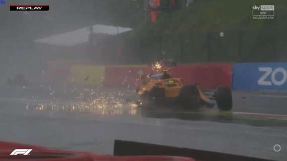 F1 | Spa, incidente pauroso per Norris della McLaren