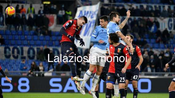 Genoa, due giocatori a rischio con la Lazio: i diffidati