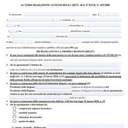 Coronavirus, l'autocertificazione rimane solo per gli spostamenti tra regioni