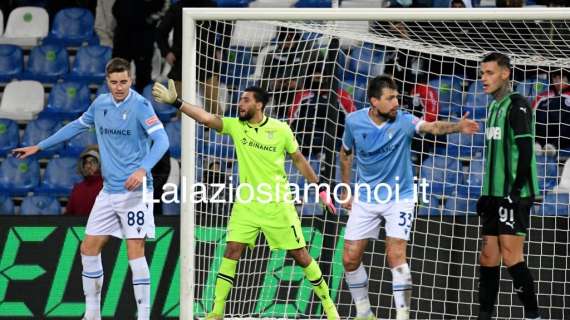 Sassuolo - Lazio, le pagelle dei quotidiani: buco Acerbi, Zaccagni in fiducia