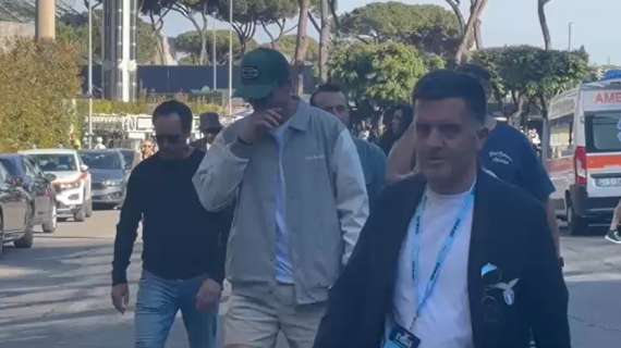 Il "Forza Lazio" di Tommy Paul: il tennista è arrivato all'Olimpico - VIDEO