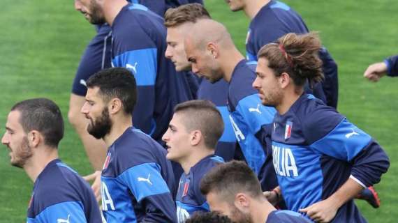 Italia, ecco i 28 convocati per Croazia e Portogallo: ci sono Candreva e Parolo, Marchetti no
