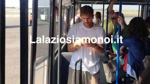 Lazio, guarda chi c'è: Cerci arrivato all'aeroporto di Fiumicino - FOTO
