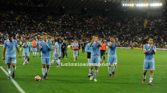 IL TABELLINO di Udinese-Lazio 0-3