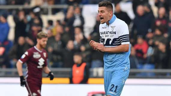 Lazio, Milinkovic è tornato a giganteggiare: primo centrocampista per numero di tiri