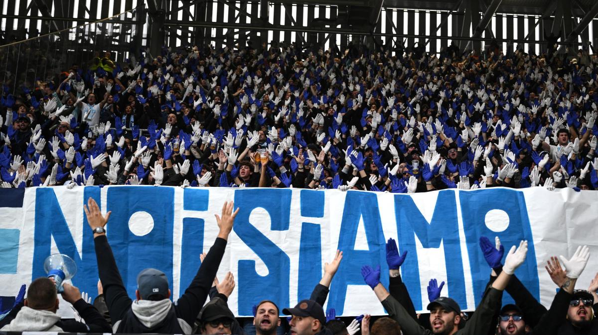 Lazio, i tifosi non perdono mai: la scenografia alla New Balance Arena - FT