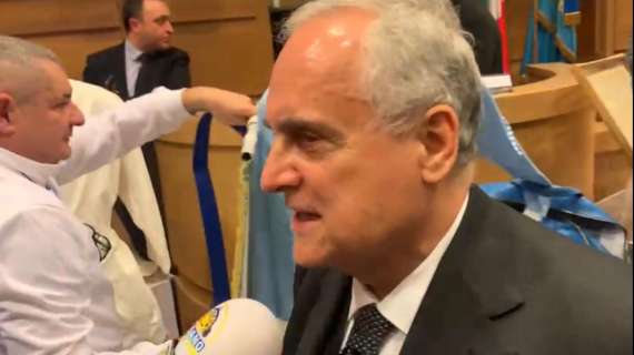 Lazio, Lotito: "Siamo un punto di arrivo. Ho preservato la storia, sono laziale da..." - VIDEO