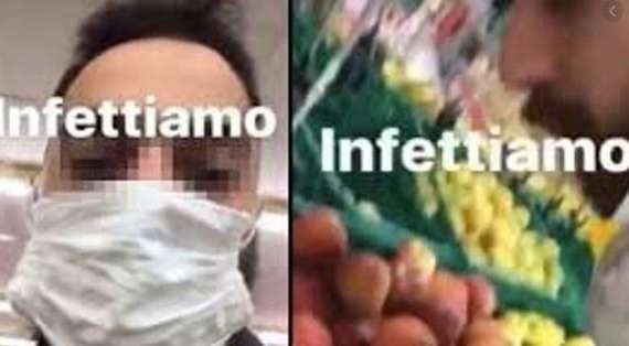 Covid-19, si toglie la mascherina e sputa sulla frutta del supermercato: denunciato
