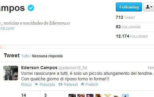 Ederson tranquillizza sull'infortunio: "Qualche giorno di riposo e torno in forma"... E la famiglia lo conforta: "Arriviamo!"