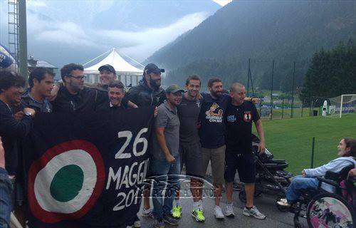 Per F. Anderson autografi a non finire! E che ridere quando Lulic scende dal pullmino...- VIDEO&FOTO
