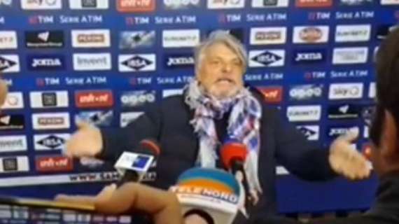 VIDEO - Sampdoria, show di Ferrero. Dalla citazione di Lotito a un eloquente: "Se devono attacca' al..."