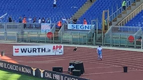 Lazio - Genoa, Olympia non completa il suo volo pre-partita - FOTO