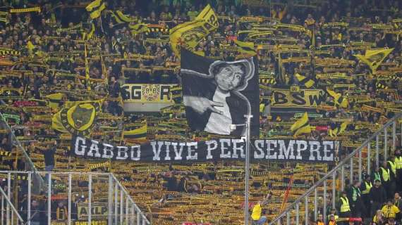 "Gabbo vive per sempre": gli ultras del Borussia Dortmund omaggiano Sandri - FOTO